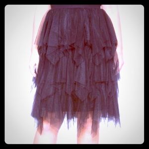 Eloquii black midi skirt NWT